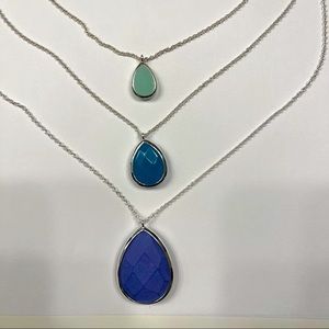 NEW 3 Pendant Necklace - Interchangeable C+I